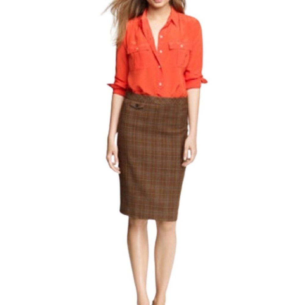 J. Crew No. 2 Pencil Skirt in Wool – 6